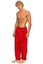 Classic BANDANA SWEATPANTS - RED
