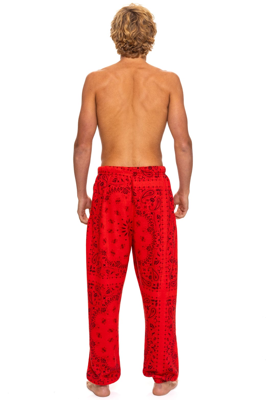 Classic BANDANA SWEATPANTS - RED