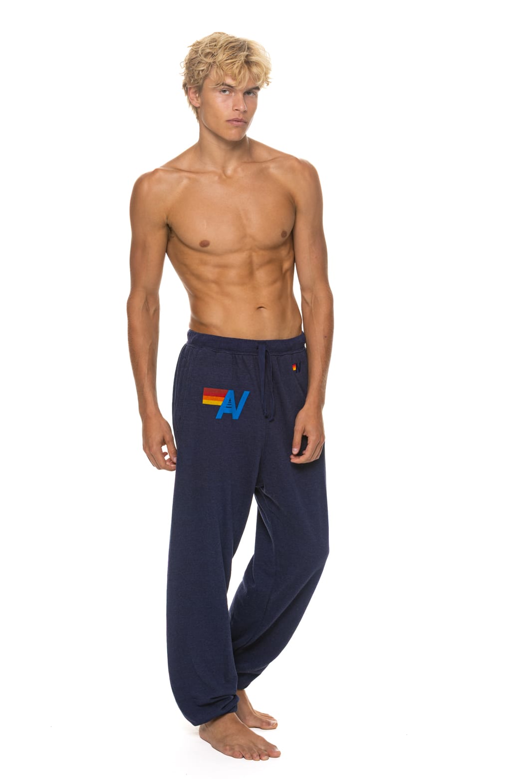 Classic LOGO SWEATPANTS - NAVY