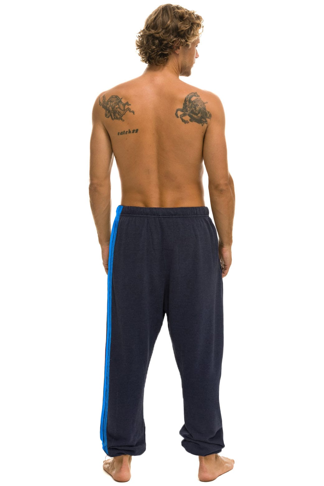 Classic 5 STRIPE SWEATPANTS - CHARCOAL
