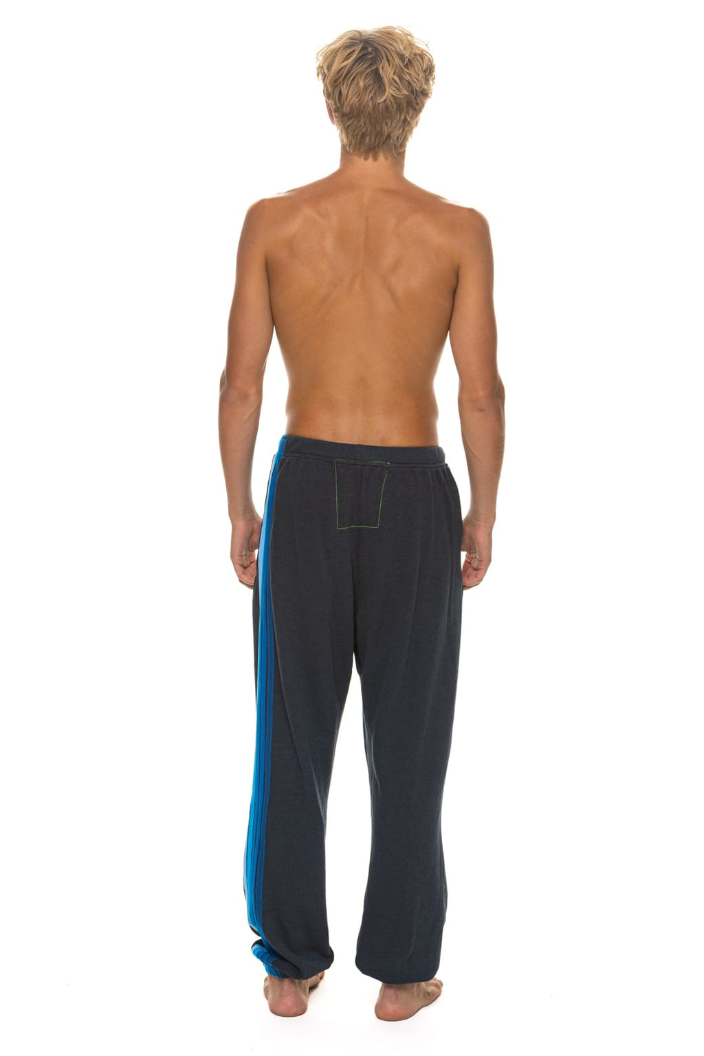 Classic 5 STRIPE SWEATPANTS - CHARCOAL BLUE