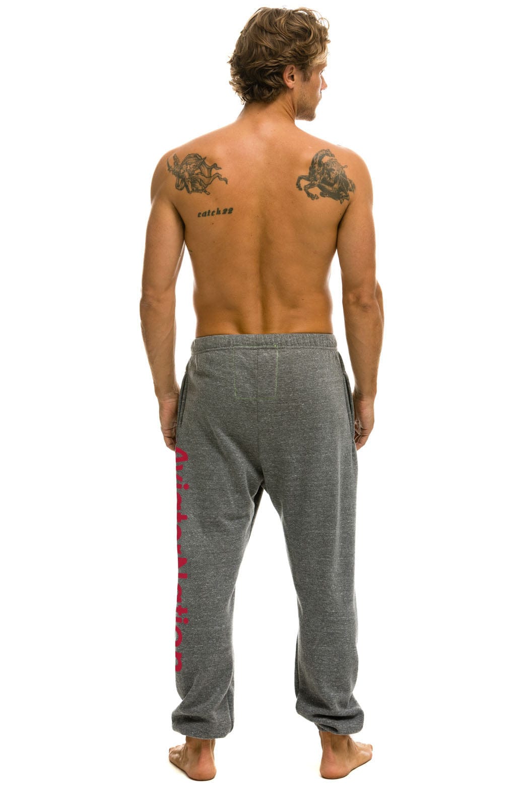 Classic UNIVERSITY OF ALABAMA UNISEX POCKET SWEATPANTS - HEATHER GREY
