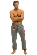 Classic UNIVERSITY OF ALABAMA UNISEX POCKET SWEATPANTS - HEATHER GREY