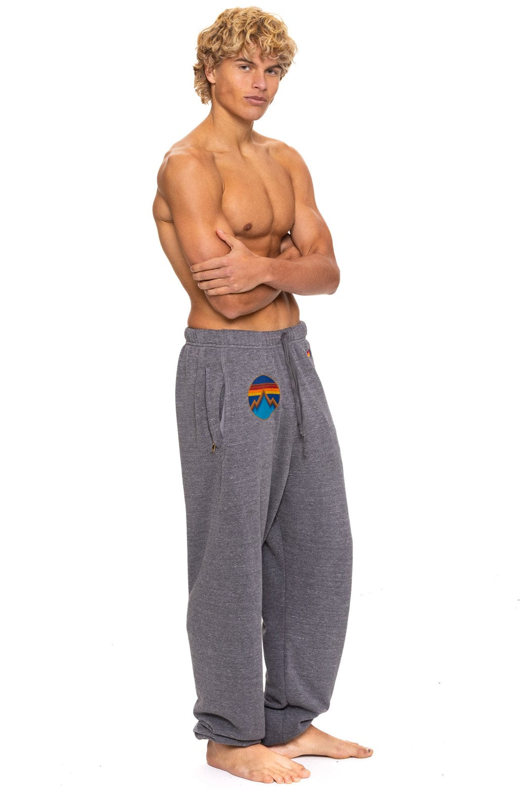 Classic ALL SEASONS CIRCLE SWEATPANTS - HEATHER GREY