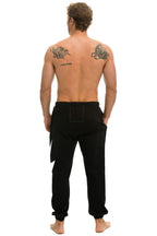Classic BOLT PRINT SWEATPANTS - BLACK WHITE