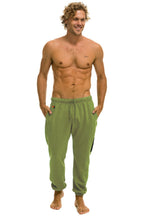 Classic BOLT PRINT UNISEX SWEATPANTS - JUNGLE GREEN