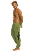 Classic BOLT PRINT UNISEX SWEATPANTS - JUNGLE GREEN
