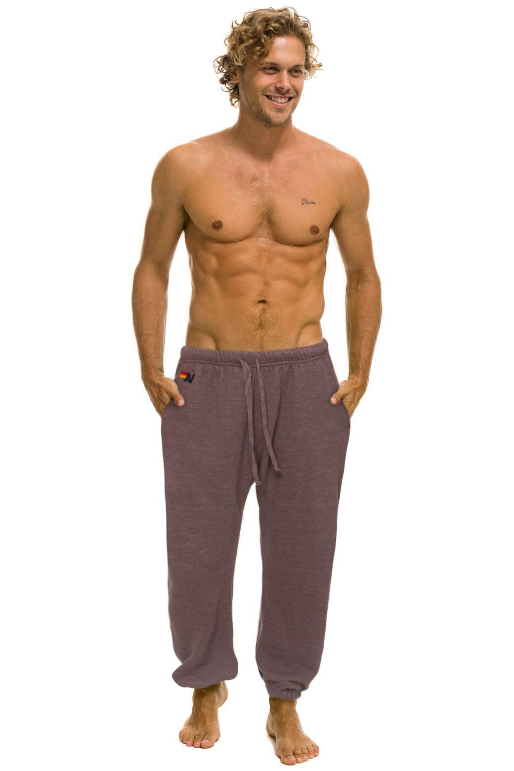 Classic BOLT PRINT SWEATPANTS - MOCHA