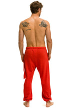Classic BOLT PRINT UNISEX SWEATPANTS - RED WHITE