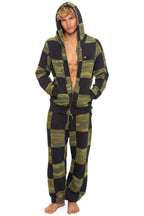Classic CHECK QUILT ZIP HOODIE - SMOKE CAMO