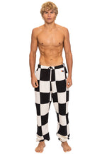 Classic CHECK QUILTED SWEATPANTS - VINTAGE WHITE BLACK