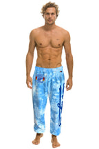 Classic LOS ANGELES DODGERS HAND DYED SWEATPANTS - TIE DYE BLUE