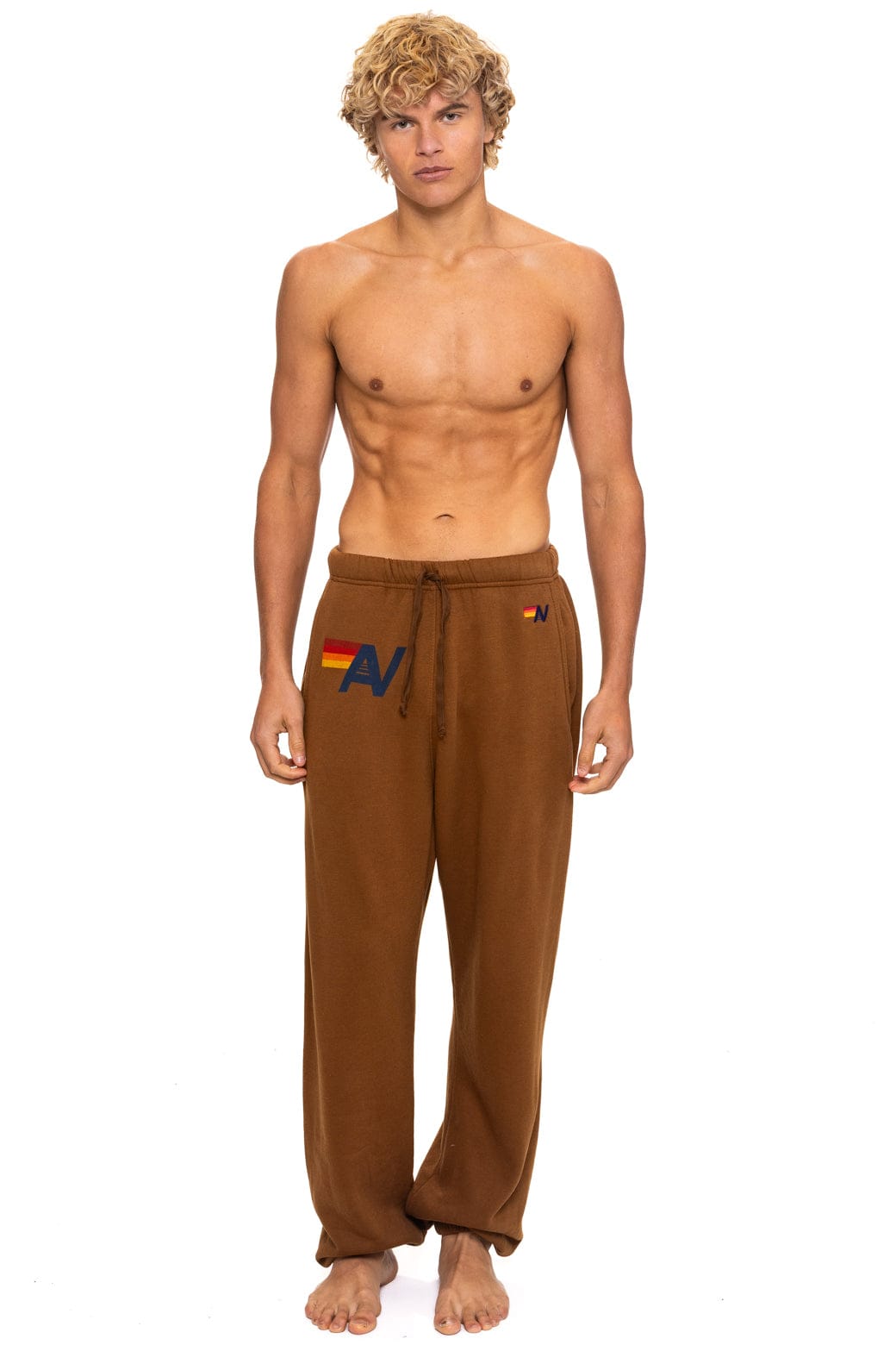Classic LOGO SWEATPANTS - CINNAMON