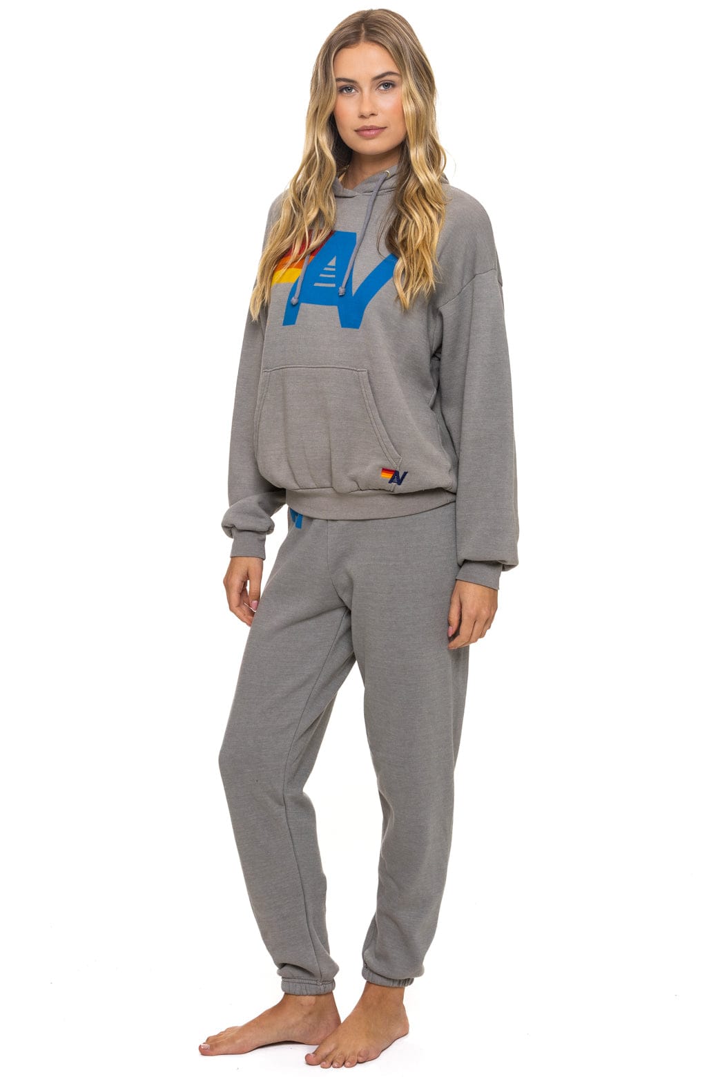 Classic LOGO PULLOVER RELAXED HOODIE - SLATE