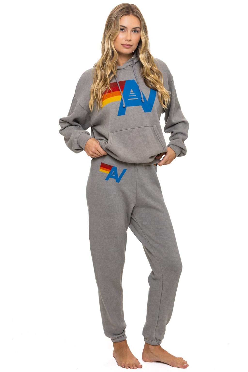 Classic LOGO PULLOVER RELAXED HOODIE - SLATE