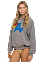 Classic LOGO PULLOVER RELAXED HOODIE - SLATE