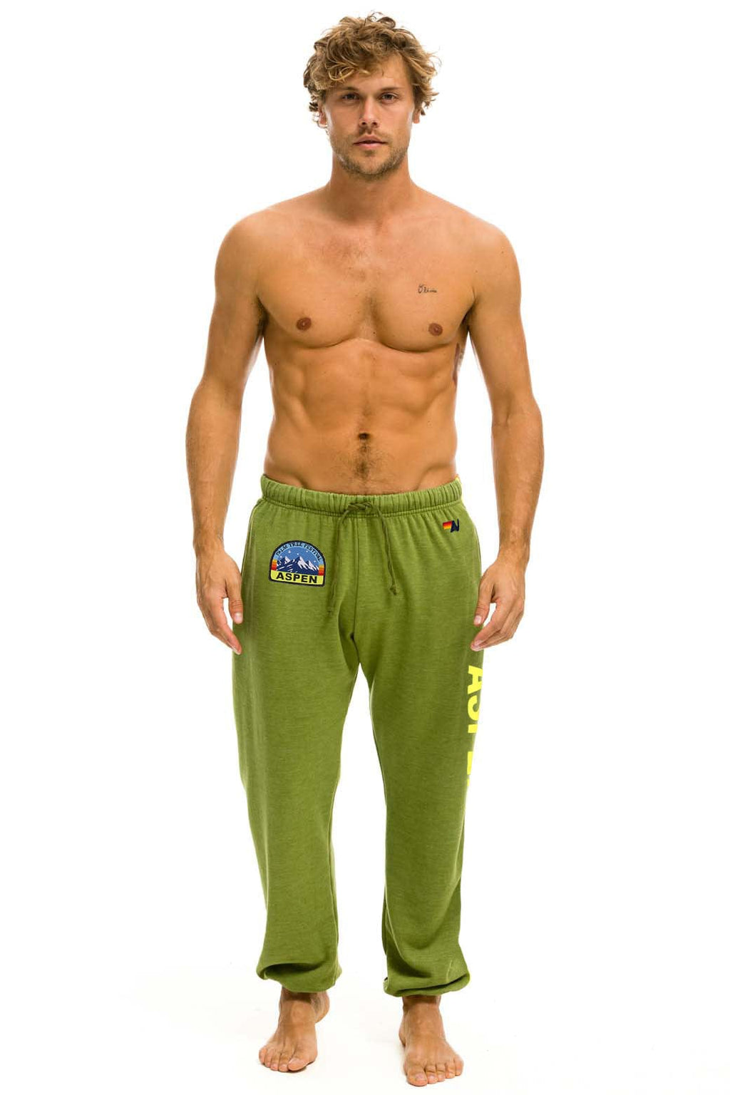 Classic PALM TREE FEST ASPEN 2026 UNISEX POCKET SWEATPANTS - JUNGLE GREEN