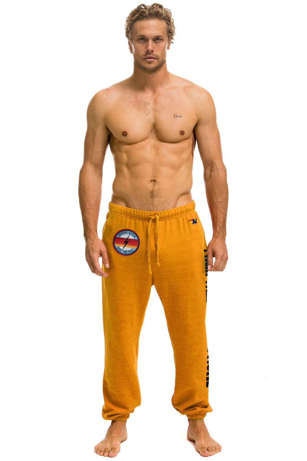 Classic PALM TREE FESTIVAL MONTECITO 2025 UNISEX SWEATPANTS - GOLD