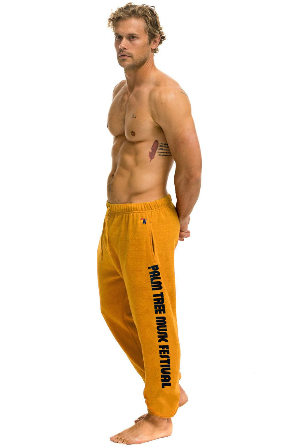 Classic PALM TREE FESTIVAL MONTECITO 2025 UNISEX SWEATPANTS - GOLD