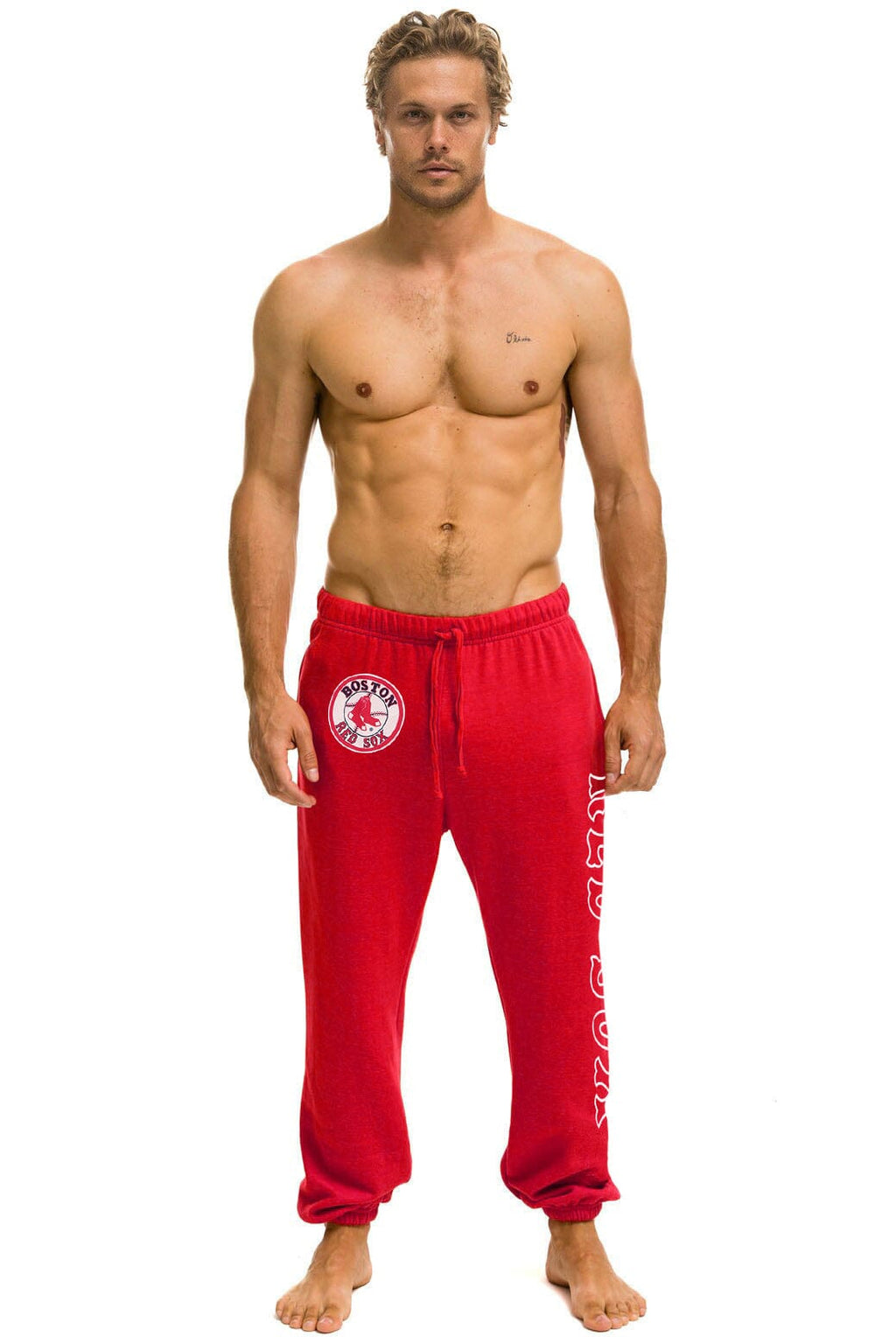 Classic RED SOX UNISEX SWEATPANTS - RED