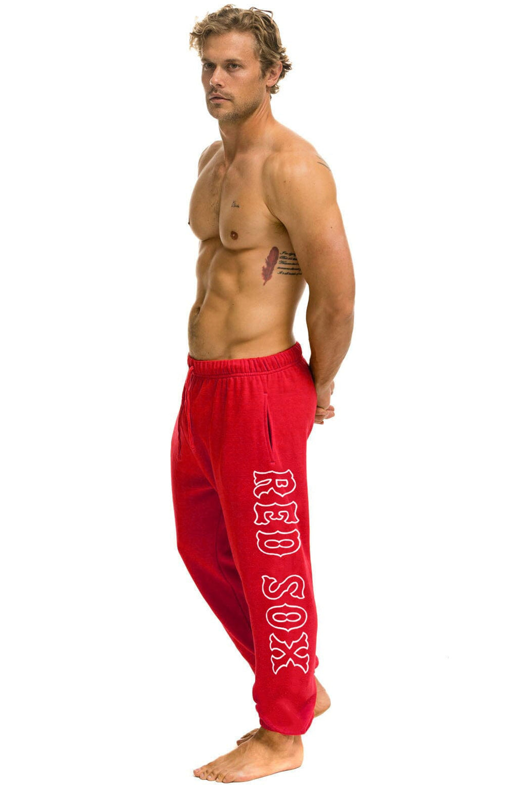 Classic RED SOX UNISEX SWEATPANTS - RED