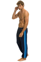 Classic 5 STRIPE SWEATPANTS - NAVY BLUE