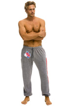 Classic TEXAS RANGERS 5 STRIPE UNISEX SWEATPANTS - HEATHER USA