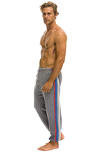 Classic TEXAS RANGERS 5 STRIPE UNISEX SWEATPANTS - HEATHER USA