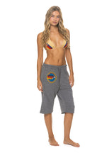 Classic AVIATOR NATION VENICE SWEATSHORTS - HEATHER GREY