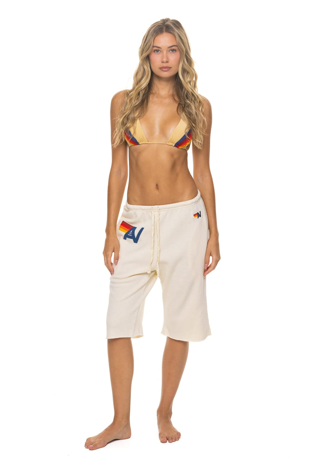 Classic LOGO SWEATSHORTS - VINTAGE WHITE