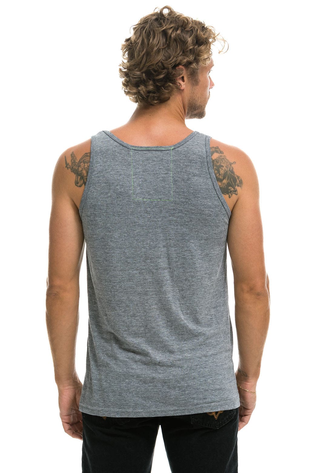 Classic MENS BASIC TANK - HEATHER GREY