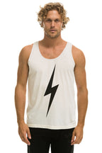 Classic MENS BOLT TANK - VINTAGE WHITE