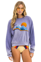 Classic ASPEN MOUNTAIN RELAXED CREW SWEATSHIRT - FADED GRAPE
