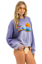 Classic ASPEN MOUNTAIN RELAXED CREW SWEATSHIRT - FADED GRAPE