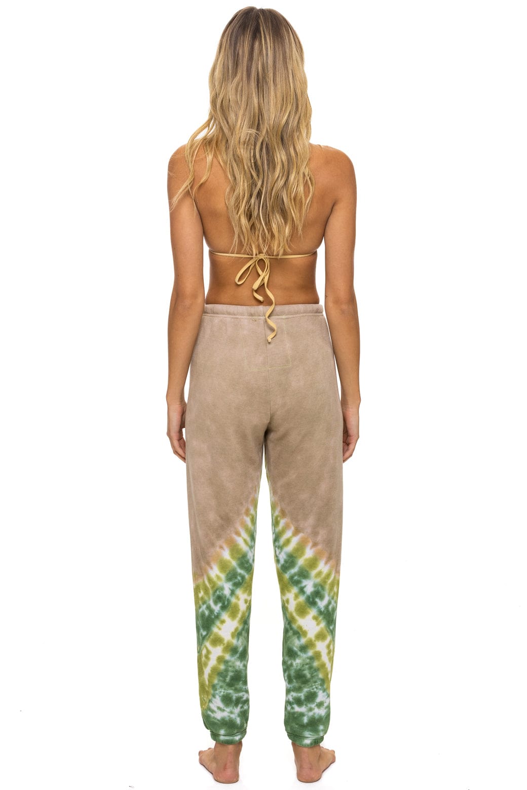 Classic HAND DYED V SWEATPANTS - TIE DYE SAND JUNGLE