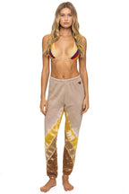 Classic HAND DYED V SWEATPANTS - TIE DYE SAND CINNAMON