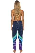 Classic HAND DYED V SWEATPANTS - TIE DYE MIDNIGHT PURPLE
