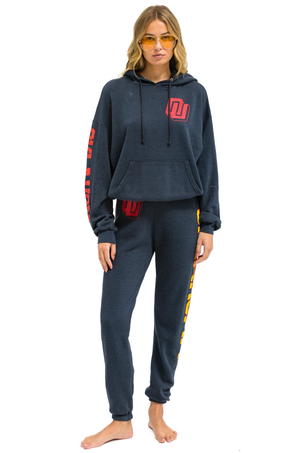Classic UNIVERSITY OF OKLAHOMA UNISEX SWEATPANTS - CHARCOAL
