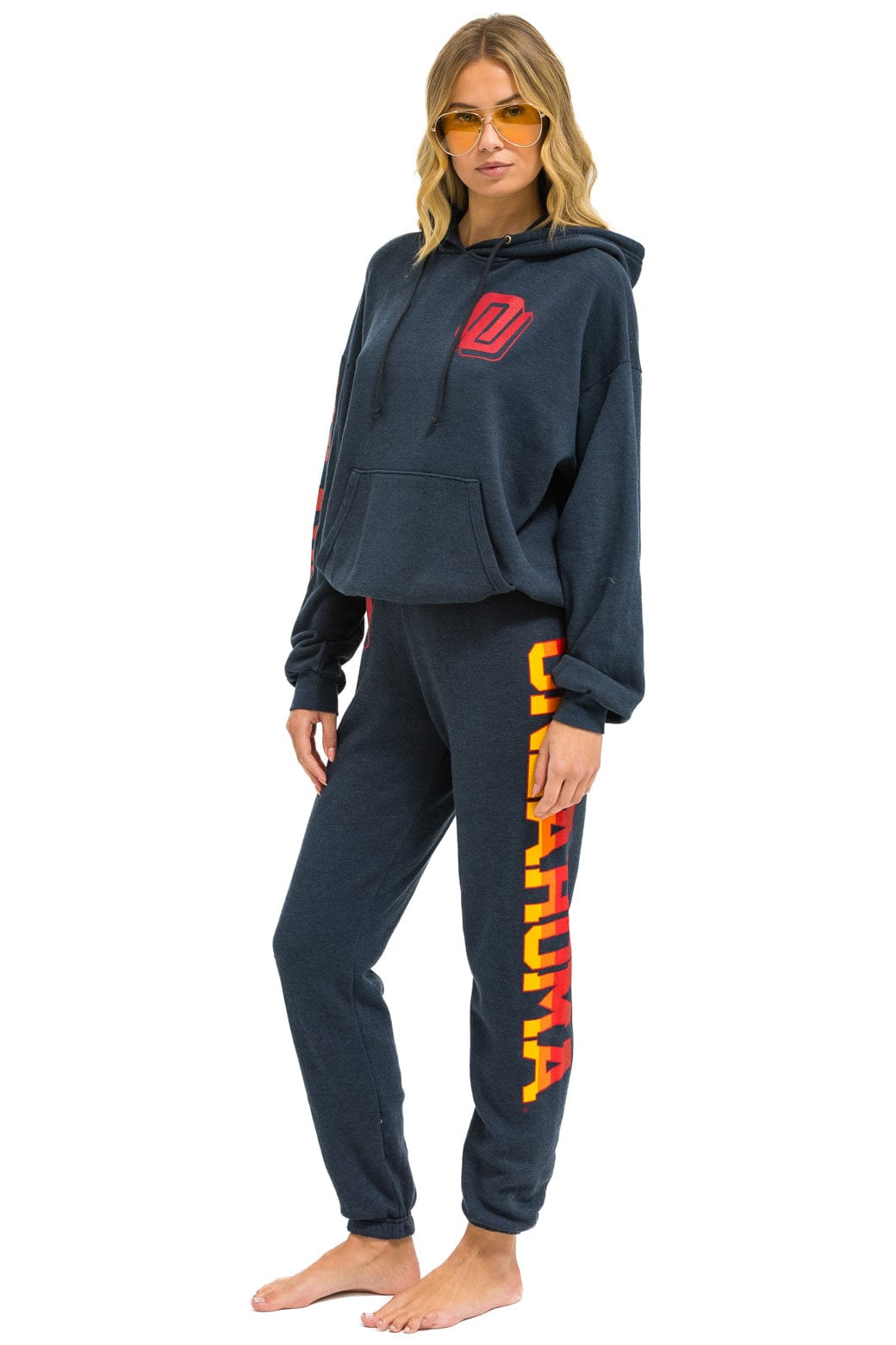 Classic UNIVERSITY OF OKLAHOMA UNISEX SWEATPANTS - CHARCOAL