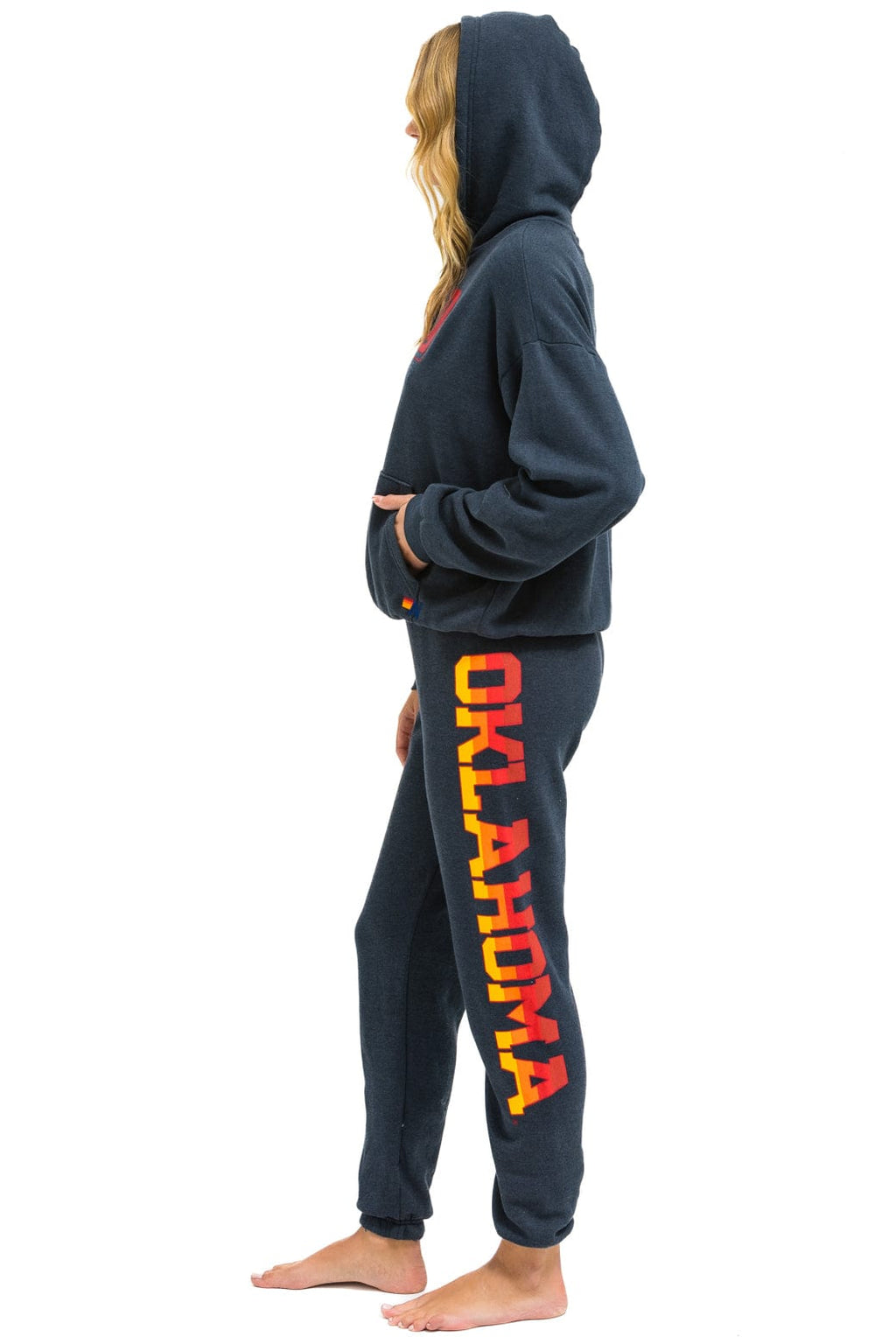 Classic UNIVERSITY OF OKLAHOMA UNISEX SWEATPANTS - CHARCOAL