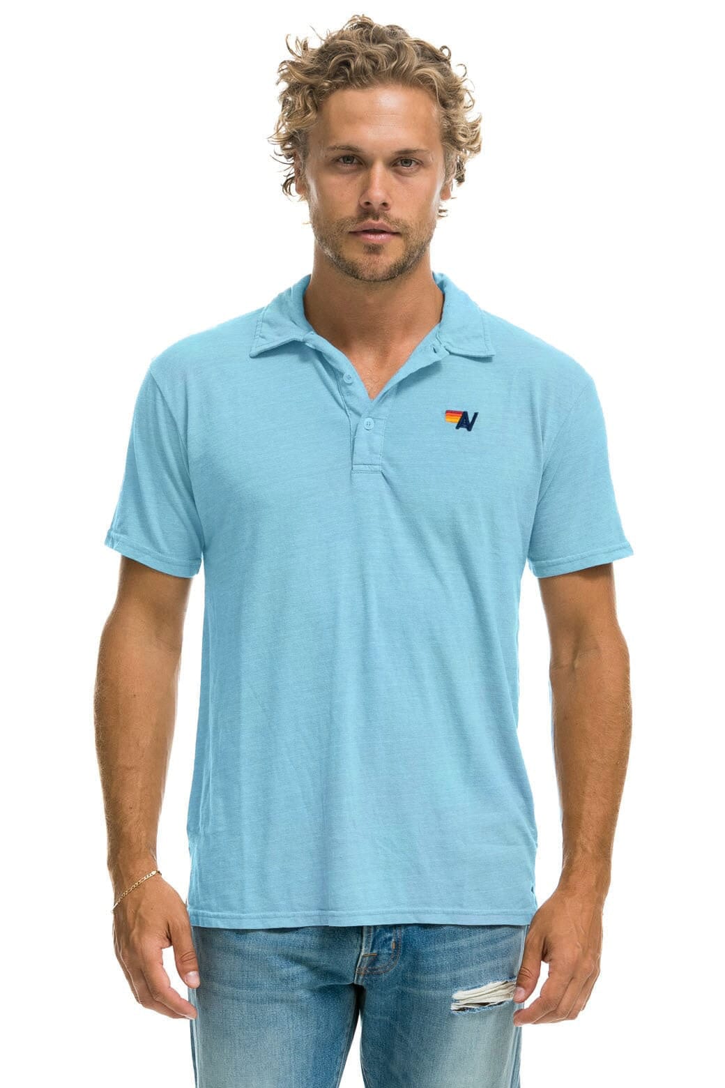 Classic AVIATOR NATION POLO - AQUA