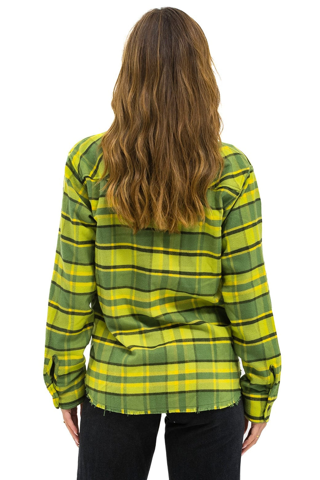 Classic PLAID FLANNEL WESTERN SHIRT - AVOCADO PLAID