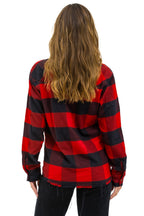 Classic PLAID FLANNEL WESTERN SHIRT - BUFFALO PLAID