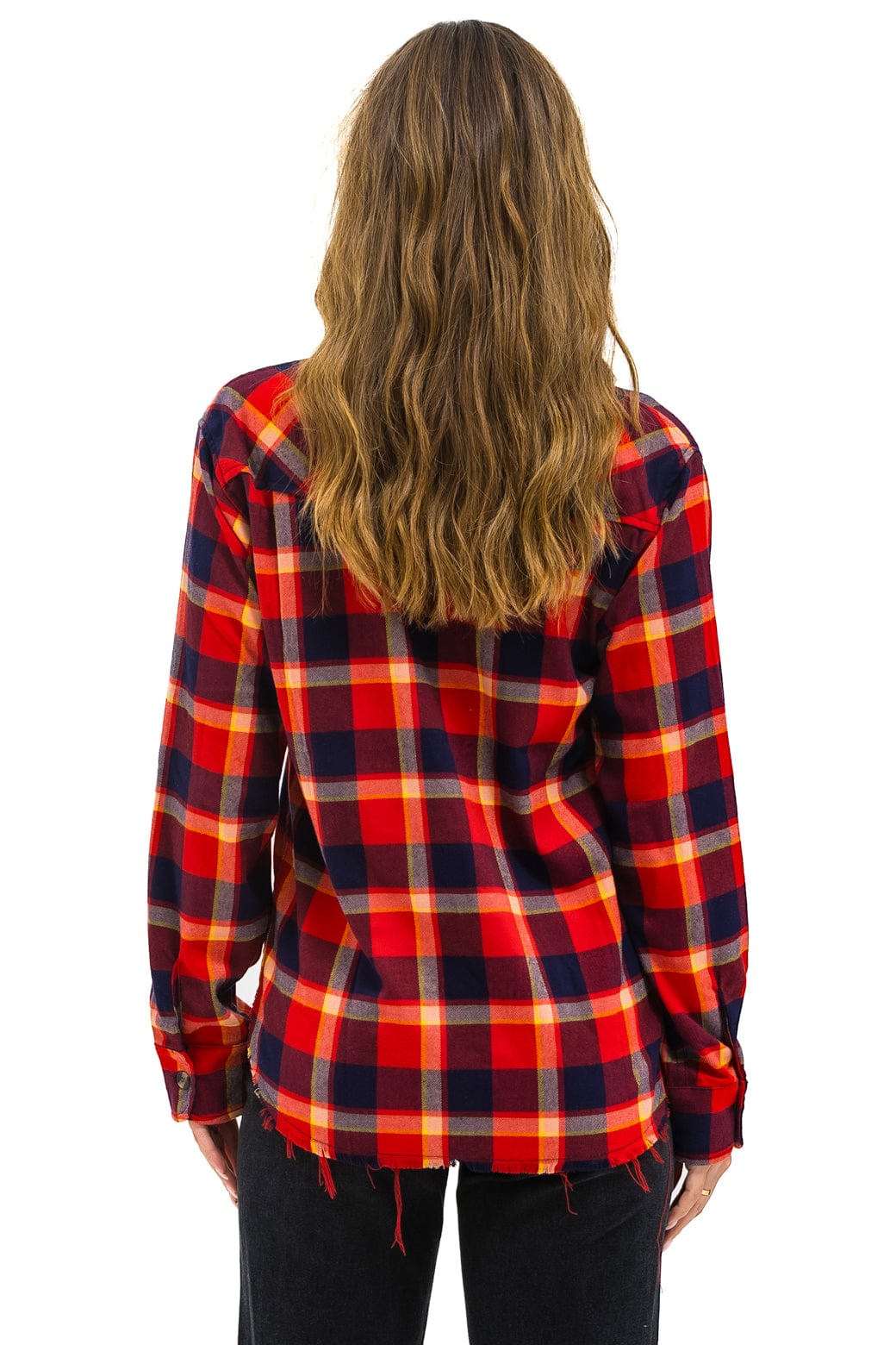 Classic PLAID FLANNEL WESTERN SHIRT - RUGBY PLAID