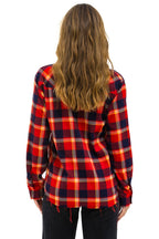 Classic PLAID FLANNEL LIGHT WEIGHT UNISEX WESTERN SHIRT - RUGBY PLAID