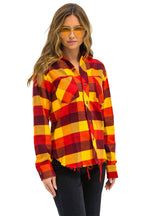 Classic PLAID FLANNEL WESTERN SHIRT - SURFY PLAID