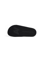 Classic AVIATOR NATION LOGO RAINBOW 4 STRIPE SLIDES - BLACK