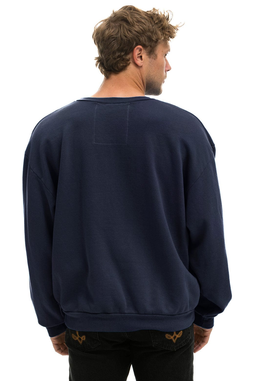 Classic RELAXED SANTA TIGER SWEATSHIRT - NAVY