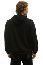 Classic SANTA TIGER RELAXED PULLOVER HOODIE - BLACK