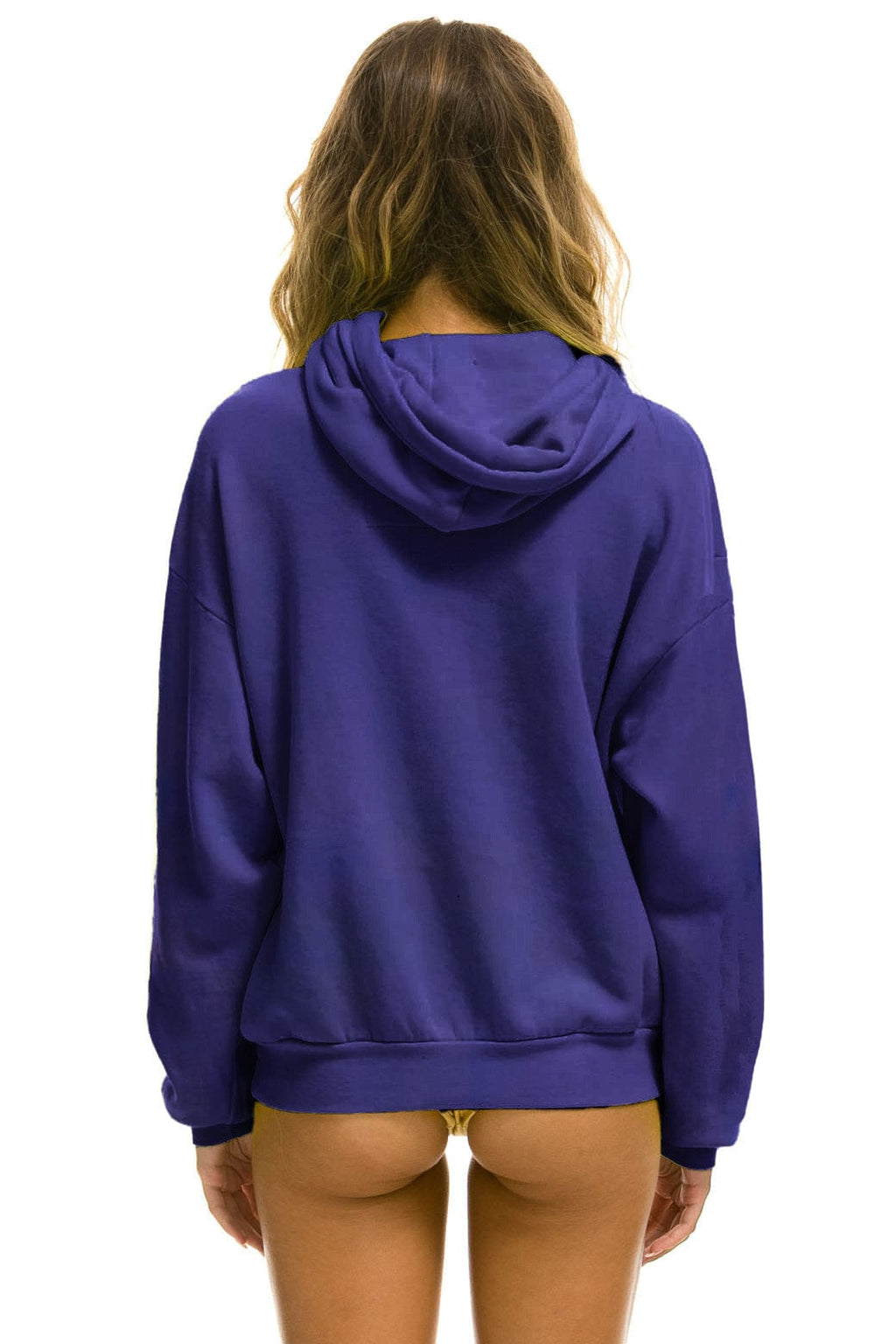 Classic SANTA TIGER RELAXED PULLOVER HOODIE - PURPLE
